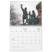 Muur kalender Moskou 2014 (Mar 2026)