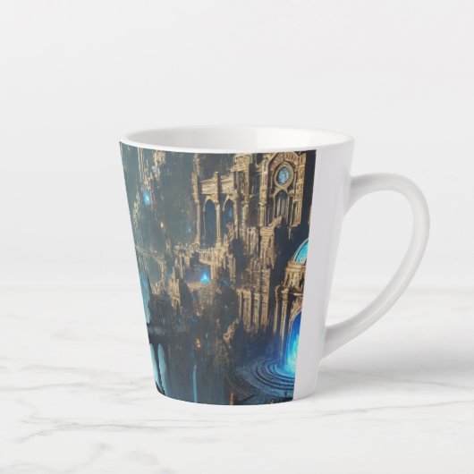 Muur Klokken Latte Mok (Rechts)