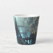 Muur Klokken Latte Mok (Voorkant)