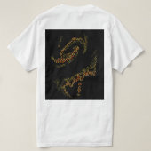 Muur meditatie T-shirt (Design achterkant)