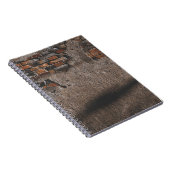Muur met gebroken stenen notitieboek (Rechterzijde)