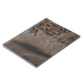 Muur met gebroken stenen notitieboek (Linkerzijde)