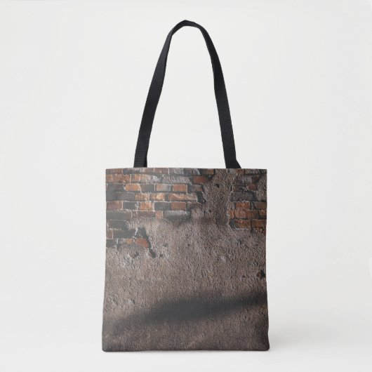 Muur met gebroken stenen tote bag (Voorkant)