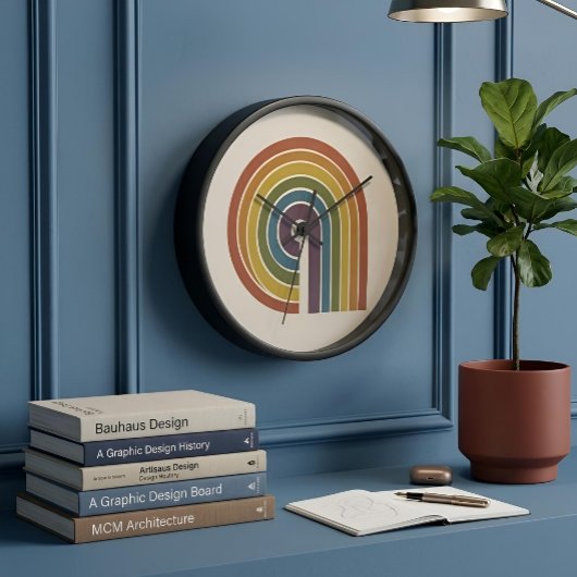 Muur met trots in mid-century modern stijl