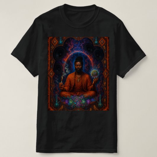 muur Peace Meditatie T-shirt (Design voorkant)