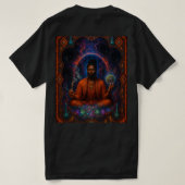 muur Peace Meditatie T-shirt (Design achterkant)
