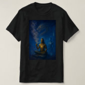 Muur peace meditation T-shirt (Design voorkant)