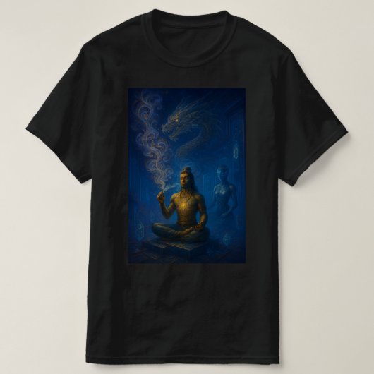 Muur peace meditation T-shirt (Design voorkant)