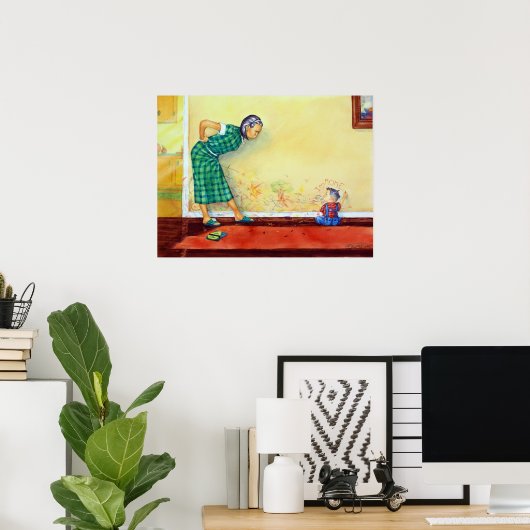 muur poster (Thuiskantoor)