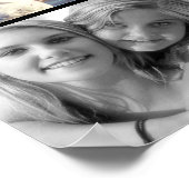 Muur Poster 9 Foto Sjabloon Rond Lijst Collage (Hoek)