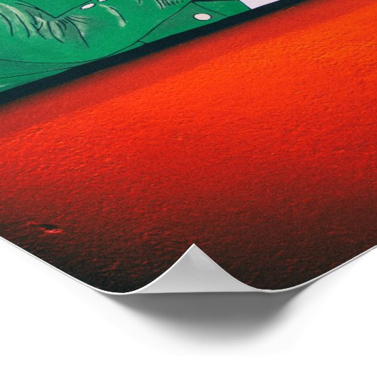 Muur-/tempelbalk Dublin Poster (Hoek)