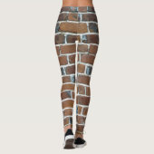 Muur van bakstenen achtergrond leggings (Achterkant)