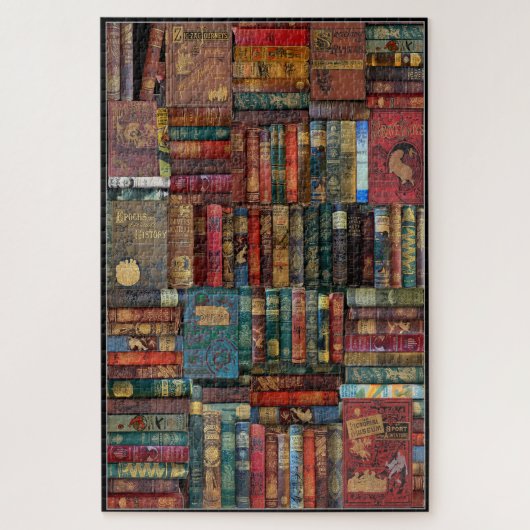 MUUR VAN  BOEKEN LEGPUZZEL (Verticaal)