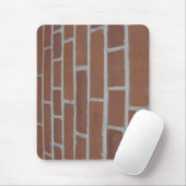 Muur van Bricks Mousepad Muismat (Met muis)