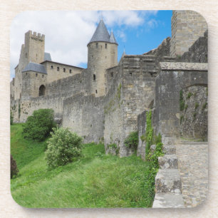 Muur van Carcassonne Bier Onderzetter