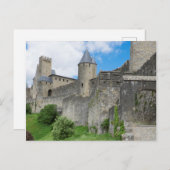 Muur van Carcassonne Briefkaart (Voorkant / Achterkant)