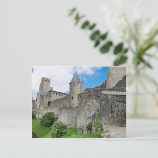 Muur van Carcassonne Briefkaart (Staand voorkant)