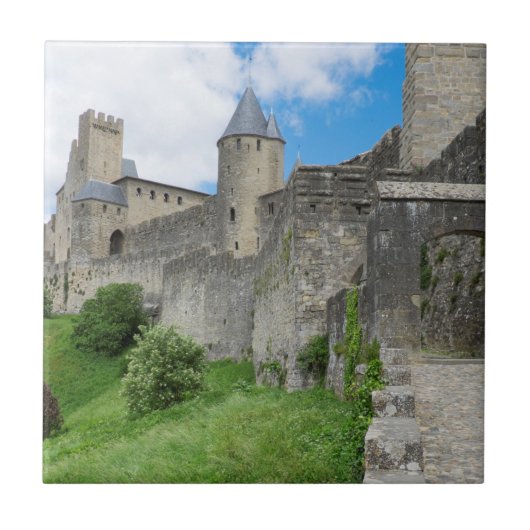 Muur van Carcassonne Tegeltje (Voorkant)
