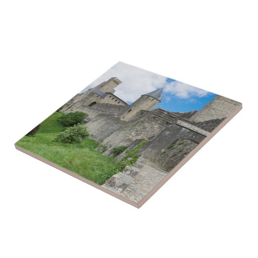 Muur van Carcassonne Tegeltje (Zijkant)