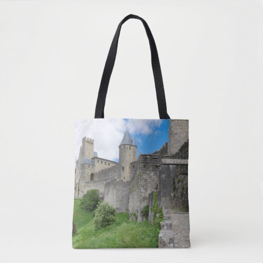 Muur van Carcassonne Tote Bag (Voorkant)
