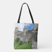Muur van Carcassonne Tote Bag (Achterkant)