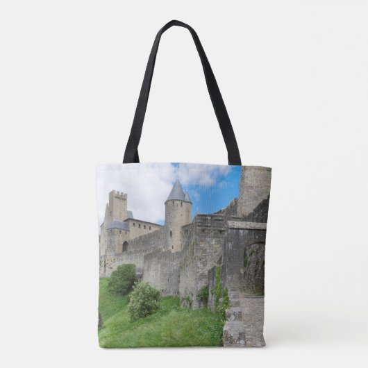Muur van Carcassonne Tote Bag (Achterkant)