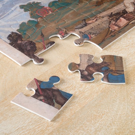 Muur van de wereld door Cornelis Danckerts Legpuzzel (Zijkant)