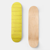 muur van gele baksteen persoonlijk skateboard (Voorkant)