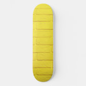 muur van gele baksteen persoonlijk skateboard (Voorkant)