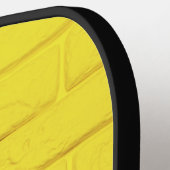 muur van gele baksteen pickleball paddle (Links Detail)