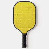 muur van gele baksteen pickleball paddle (Achterkant)