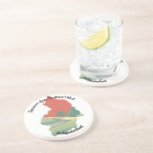 Muur van Hadrian Zandsteen Onderzetter (Zijkant)