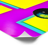 Muur van het zicht perfect poster (Hoek)