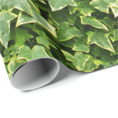 Muur van ijzige bladeren cadeaupapier (Rol Hoek)