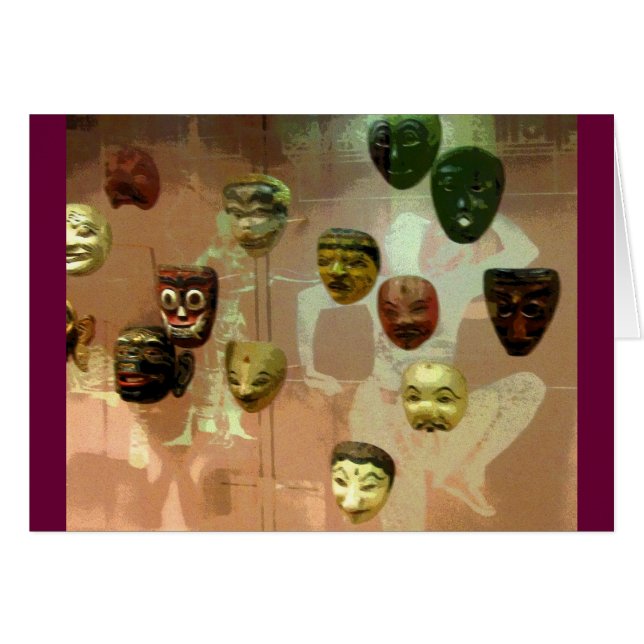 Muur van maskers CB (Voorkant Horizontaal)