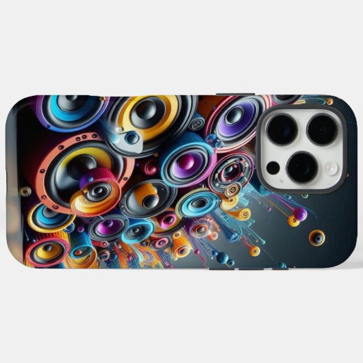 Muur van Sprekers Case-Mate iPhone Case (Achterkant (horizontaal))