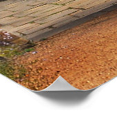 Muur van Wisteria Poster (Hoek)