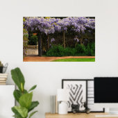 Muur van Wisteria Poster (Thuiskantoor)