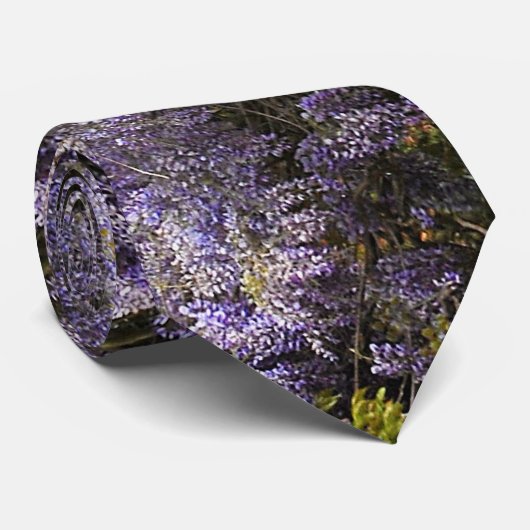 Muur van Wisteria Stropdas (Opgerold)