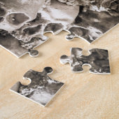 Muur vol met Botten en schedels in de botkapel Legpuzzel (Zijkant)