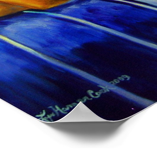 Muurafdruk voor Great Dane Art Poster (Hoek)