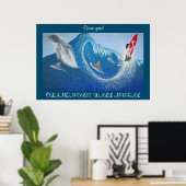 Muurbekkens van Olamendies Poster (Thuiskantoor)