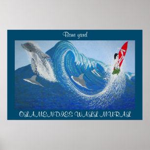 Muurbekkens van Olamendies Poster
