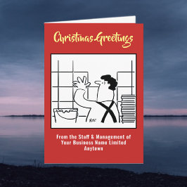 Muurbetegeling en voeging Kerstkaart Feestdagen Kaart