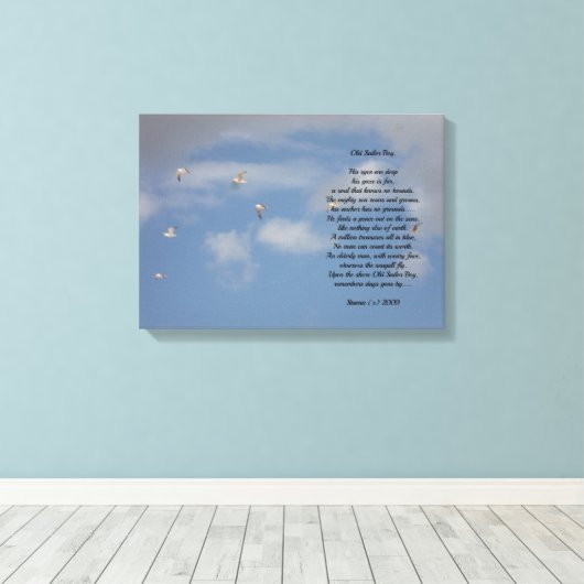 MUURCANVAS ART&DESIGN STIJL CANVAS AFDRUK (Insitu (Houten vloer))