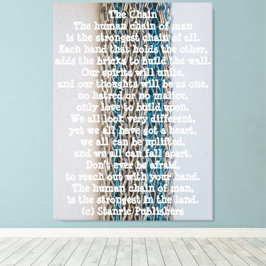 MUURCANVAS ART&DESIGN STIJL CANVAS AFDRUK (Insitu (Houten vloer))