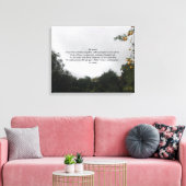 MUURCANVAS DE ZOEKGEDICHTENSTIJL CANVAS AFDRUK (Insitu (Woonkamer))