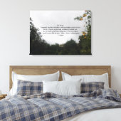 MUURCANVAS DE ZOEKGEDICHTENSTIJL CANVAS AFDRUK (Insitu (Slaapkamer))