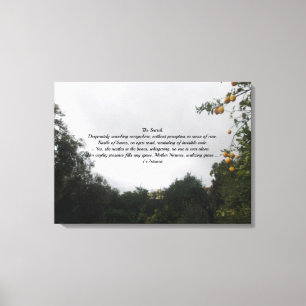 MUURCANVAS DE ZOEKGEDICHTENSTIJL CANVAS AFDRUK