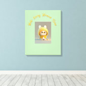 Muurdecoratie Canvas Print (Insitu (Houten vloer))